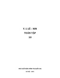 Toàn tập về V.I.Lê nin - Tập 18