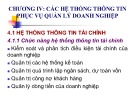 Bài giảng Hệ thống thông tin quản lý: Chương 4 - ThS. Tô Thị Hải Yến