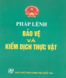 Kiểm dịch thực vật và Pháp lệnh bảo vệ: Phần 1