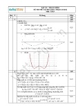 Đáp án Đề thi thử Đại học lần 2 môn Toán khối A tháng 5/2014