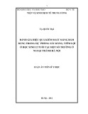 Luận án Tiến sĩ Y học Dịch tễ học: Đánh giá hiệu quả kiểm soát mảng bám răng trong dự phòng sâu răng, viêm lợi ở học sinh 12 tuổi tại một số trường ở ngoại thành Hà Nội