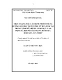 Luận án Tiến sĩ Y học: Thực trạng mắc các bệnh nhiễm trùng đường sinh dục dưới ở phụ nữ bán dâm tại Trung tâm Chữa bệnh-Giáo dục-Lao động Xã hội số II Hà Nội và đánh giá hiệu quả can thiệp