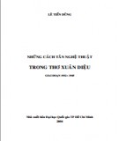 Những cách tân nghệ thuật trong thơ Xuân Diệu giai đoạn 1932-1945 (2004): Phần 2