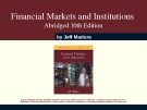 Financial Markets and Institutions: Chapter 17