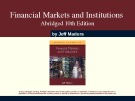 Financial Markets and Institutions: Chapter 3