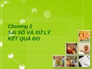 Bài giảng Kỹ thuật đo lường: Chương 2