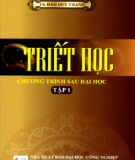 Chương trình sau đại học - Triết học (Tập 1): Phần 1