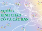 Bài thuyết trình Toán tài chính: Chuỗi tiền tệ biến đổi có quy luật