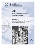2013 ASME BPVC VIII3 - Rules for Construction of Pressure Vessels