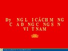 Bài giảng Đường lối Đảng Cộng sản - Chương 3: Đường lối kháng chiến chống thực dân Pháp và đế quốc Mỹ xâm lược (HV Tài Chính)