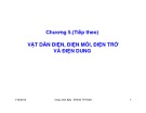 Bài giảng Trường điện từ: Chương 5.2 - Châu Văn Bảo (ĐH Công nghiệp TP.HCM)