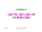 Bài giảng Trường điện từ: Chương 8 - Châu Văn Bảo (ĐH Công nghiệp TP.HCM)