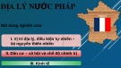 Bài thuyết trình: Địa lý nước Pháp