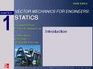 Vector mechanics for engineers: Statics (Chapter 1)