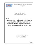 Khóa luận tốt nghiệp: Lựa chọn hệ thống bài tập, hướng dẫn giải và giải bài tập Vật lý (chương “Dòng điện xoay chiều” lớp 12 chương trình nâng cao)