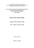 Quy hoạch Tổng thể và Nghiên cứu khả thi về GTVT Đô thị TP.HCM (HOUTRANS) - Báo cáo cuối cùng - Quyển 5: Báo cáo kỹ thuật - Số 7: Quản lý giao thông