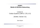 Mobile & Wireless Networking – Lecture 1: Introduce wireless transmission - Geert Heijenk Lecture-5 Cellular Systems UMTS  LTE