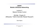 Mobile & Wireless Networking –  Lecture 3: Medium Access Control - Geert Heijenk