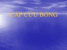 Bài giảng Cấp cứu bỏng