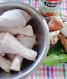 8 bước làm đùi gà chiên nước cốt dừa