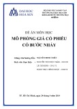 Đề án môn học: Mô phỏng giá cổ phiếu có bước nhảy