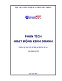 Hoạt động phân tích kinh doanh