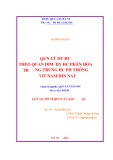 Luận án: Quản lý dạy học theo quan điểm dạy học phân hóa ở trường trung học phổ thông Việt Nam hiện nay - Lê Hoàng Hà