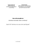 Báo cáo kết quả nghiên cứu: Đảm bảo toán học cho các hệ mật - Quyển 3B: Sinh tham số an toàn cho hệ mật Elgamal