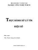 Thực hành xử lý tín hiệu số - ThS. Phạm Hùng Kim Khánh