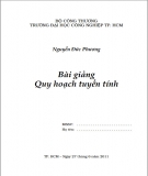 Bài giảng Quy hoạch tuyến tính: Phần 2  - Nguyễn Đức Phương