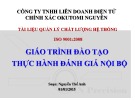 Bài giảng Giáo trình Đào tạo thực hành Đánh giá nội bộ - Nguyễn Thế Anh