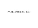Bài giảng Hướng dẫn vẽ Pareto offiice 2007
