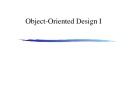 Object-Oriented Design I