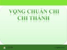 Bài giảng Vọng chuẩn chi nhánh