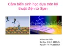 Bài thuyết trình: Cảm biến sinh học dựa trên hiện tượng điện tử Spin