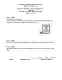 Đề thi tốt nghiệp Cao đẳng nghề khóa II (2008 - 2011) nghề Công nghệ ô tô môn Lý thuyết chuyên môn nghề (Mã đề thi: OTO-LT47)