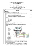 Đáp án Đề thi tốt nghiệp Cao đẳng nghề khóa II (2008 - 2011) nghề Công nghệ ô tô môn Lý thuyết chuyên môn nghề (Mã đề thi: DA OTO-LT37)