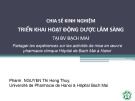 Chia sẻ kinh nghiệm triển khai hoạt động dược lâm sàn tại Bệnh viện Bạch Mai - Nguyễn Thị Hồng Thúy