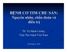 Bài giảng Bệnh cơ tim chu sản: Nguyên nhân, chuẩn đoán và điều trị - TS. Tạ Mạnh Cường