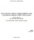 Đề tài khoa học cấp bộ: Ứng dụng công nghệ thông tin vào hoạt động tiếp công dân