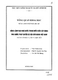 Tổng quan khoa học đề tài cấp bộ tuyển thầu 2005 - 2007: Đảng lãnh đạo nhà nước trong điều kiện xây dựng Nhà nước pháp quyền Xã hội Chủ nghĩa Việt Nam - Những vấn đề lý luận và thực tiễn