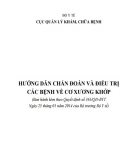 Giáo trình Hướng dẫn chuẩn đoán và điều trị các bệnh về cơ xương khớp: Phần 1 - PGS.TS. Nguyễn Thị Xuyên