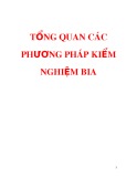 Đề tài: Tổng quan các phương pháp kiểm nghiệm bia