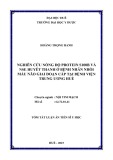 Tóm tắt Luận án Tiến sĩ Y học: Nghiên cứu nồng độ protein S100B và NSE huyết thanh ở bệnh nhân nhồi máu não giai đoạn cấp tại Bệnh viện Trung ương Huế