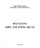 Bài giảng Siêu âm tổng quát: Phần 2