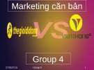 Bài thuyết trình Marketing căn bản: So sánh Viễn thông A và Thế giới di động