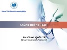 Bài giảng Tài chính quốc tế: Bài 8 - Lê Thị Hồng Minh