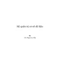 Giáo trình Hệ quản trị cơ sở dữ liệu - Phạm Gia Tiến