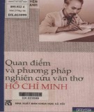 Quan điểm và phương pháp nghiên cứu văn thơ Hồ Chí Minh: Phần 1