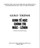 Giáo trình Kinh tế học chính trị Mác - Lênin: Phần 1 - GS.TS. Trần Ngọc Hiên, GS. Trần Xuân Trường (đồng chủ biên)